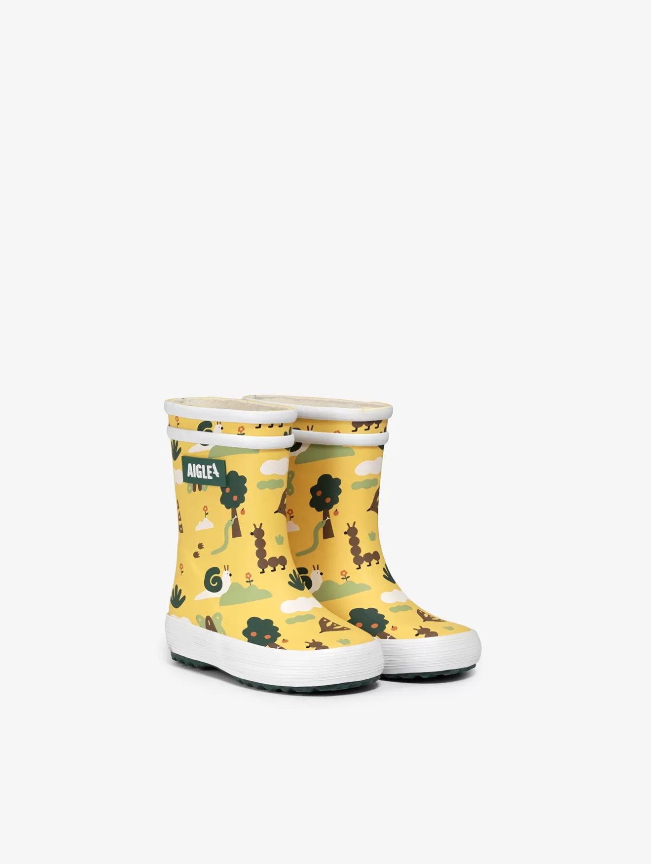 Discount Aigle Botte Iconique Des Premiers Pas, En Version Imprimee. Animaux