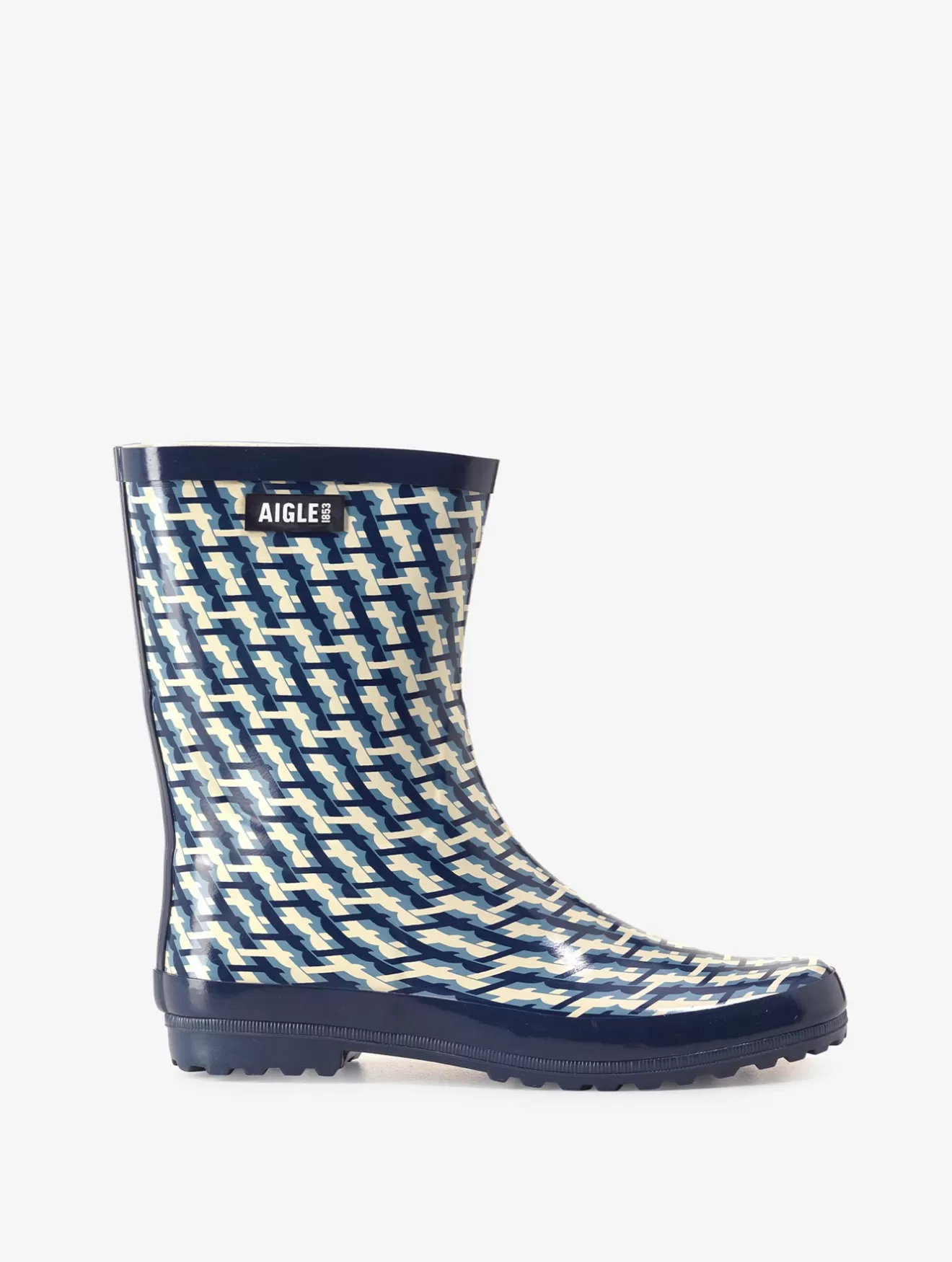 Outlet Aigle Bottillon De Pluie Imprime. Monogramme
