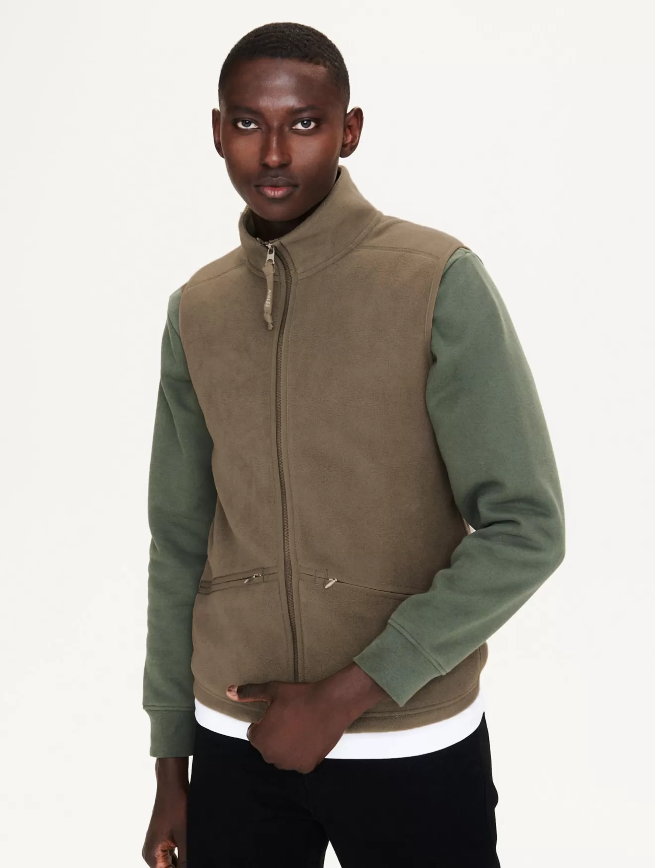 Fashion Aigle Polaire Microfibre Sans Manche Orme