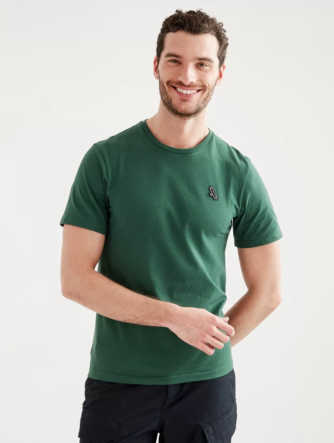 Shop Aigle Tee-Shirt Col Rond Botanic